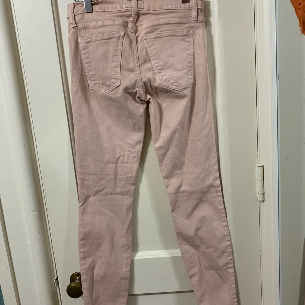 Current Elliot Rose Smoke Jeans